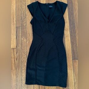 Topshop Black Midi Dress